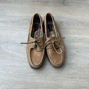 Sperry Tan Leather Loafers